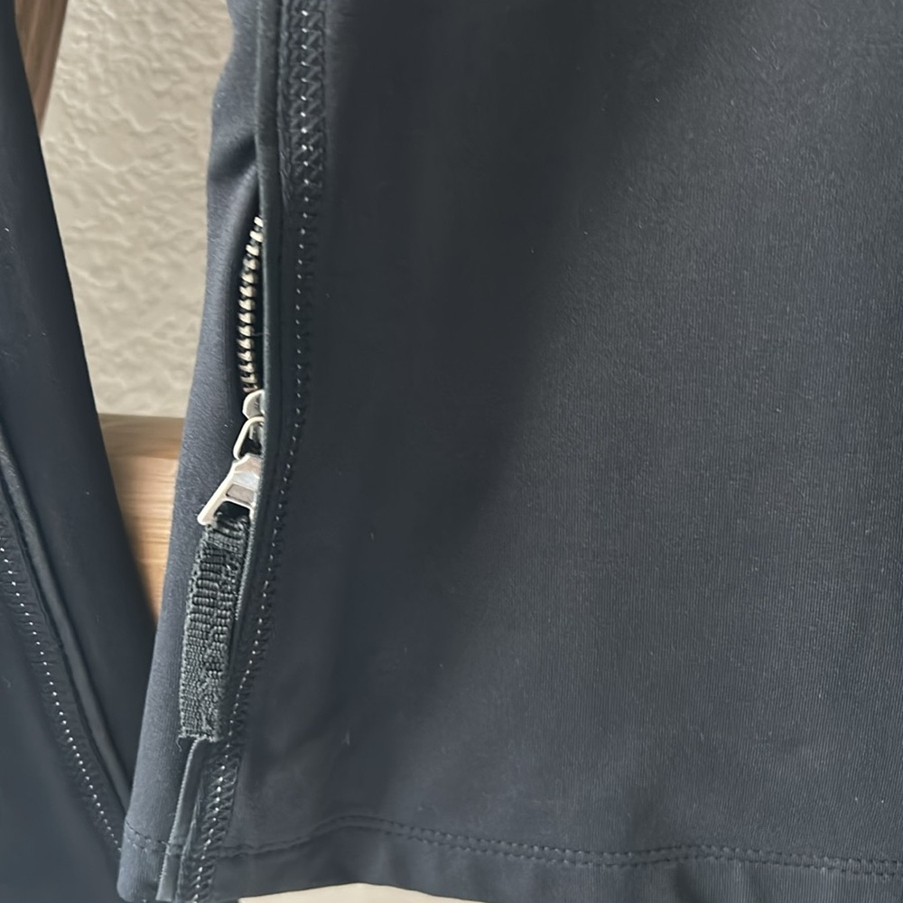 Elie Tahari Black Athletic Full Zip Jacket - Picture 3 of 4